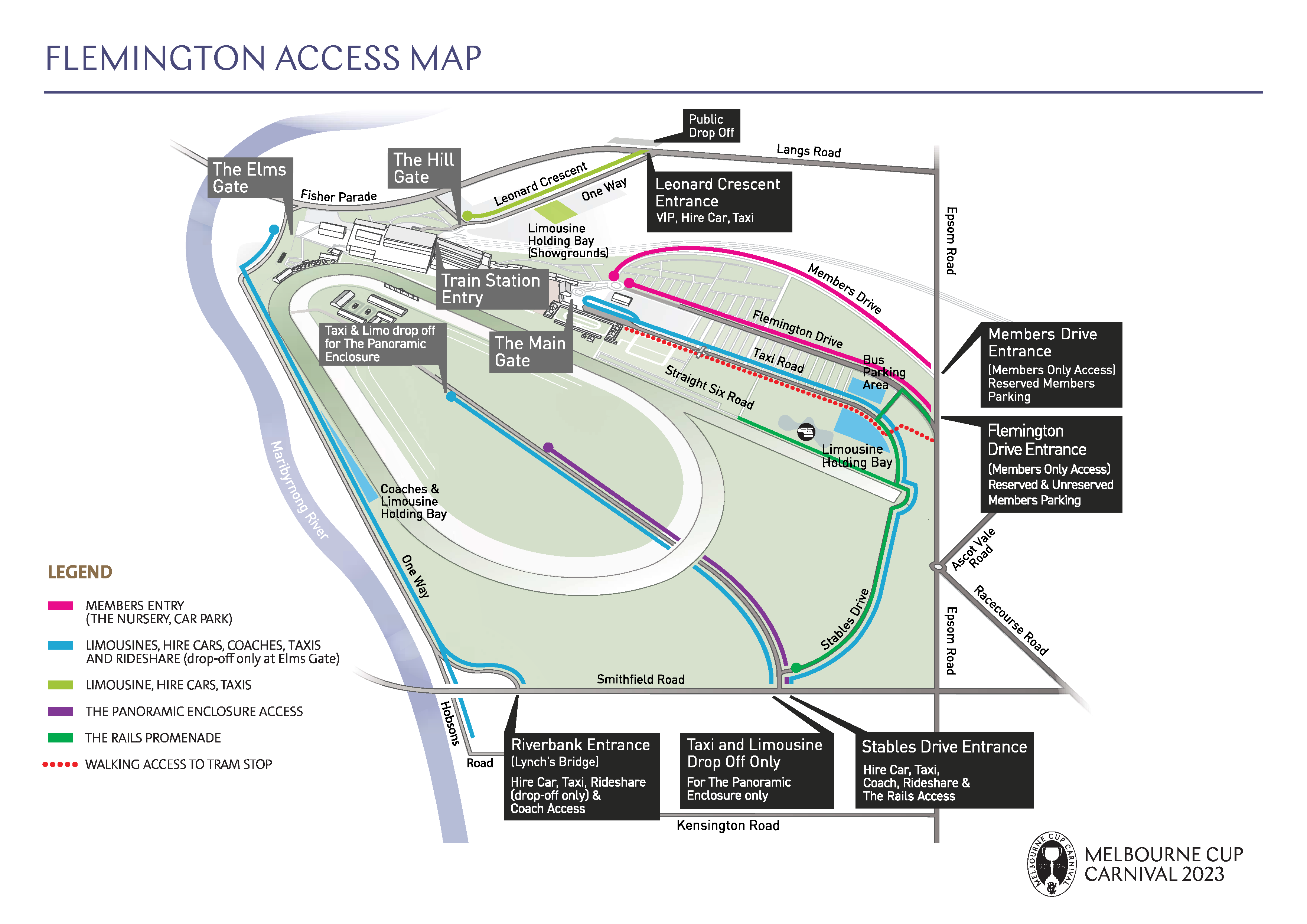 Getting to Flemington Victoria Racing Club